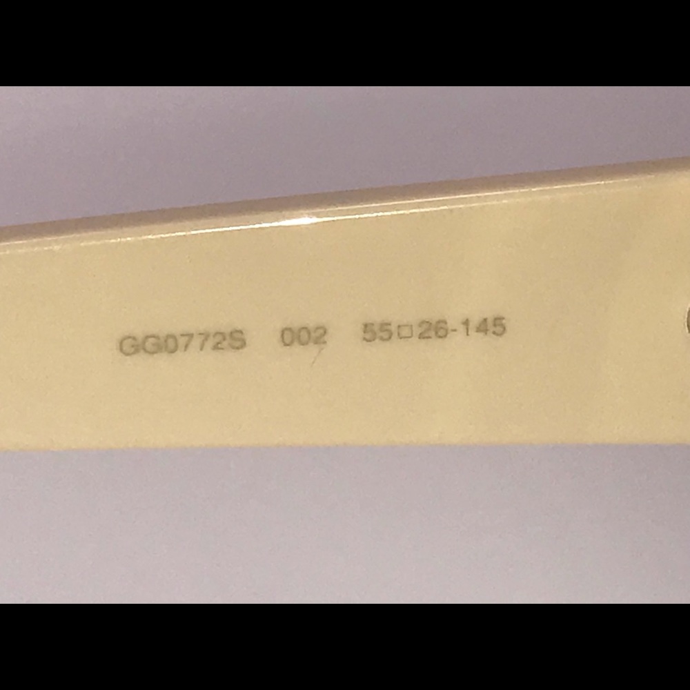 Gucci Ivory / Brown Gg0772s - 002 Oversized Billie Eilish Sunglasses - Picture 13 of 15